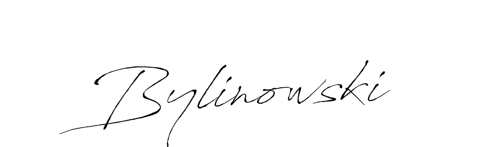 Create a beautiful signature design for name Bylinowski. With this signature (Antro_Vectra) fonts, you can make a handwritten signature for free. Bylinowski signature style 6 images and pictures png