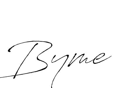 Create a beautiful signature design for name Byme. With this signature (Antro_Vectra) fonts, you can make a handwritten signature for free. Byme signature style 6 images and pictures png
