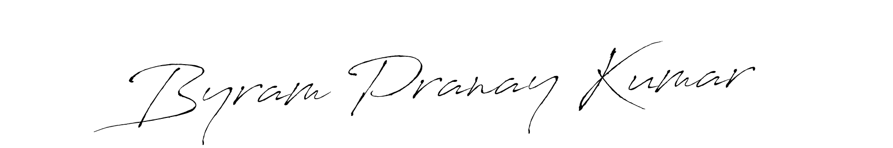 Antro_Vectra is a professional signature style that is perfect for those who want to add a touch of class to their signature. It is also a great choice for those who want to make their signature more unique. Get Byram Pranay Kumar name to fancy signature for free. Byram Pranay Kumar signature style 6 images and pictures png