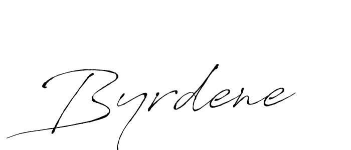 Create a beautiful signature design for name Byrdene. With this signature (Antro_Vectra) fonts, you can make a handwritten signature for free. Byrdene signature style 6 images and pictures png