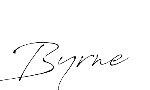 Byrne stylish signature style. Best Handwritten Sign (Antro_Vectra) for my name. Handwritten Signature Collection Ideas for my name Byrne. Byrne signature style 6 images and pictures png