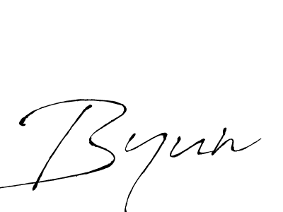 How to Draw Byun signature style? Antro_Vectra is a latest design signature styles for name Byun. Byun signature style 6 images and pictures png