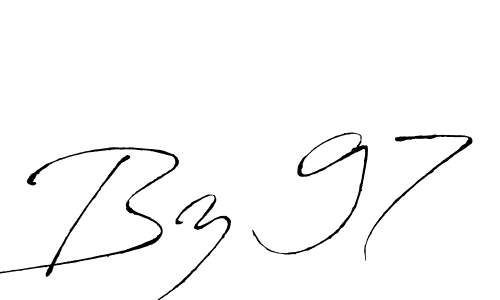 How to make Bz 97 signature? Antro_Vectra is a professional autograph style. Create handwritten signature for Bz 97 name. Bz 97 signature style 6 images and pictures png