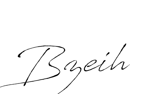 Bzeih stylish signature style. Best Handwritten Sign (Antro_Vectra) for my name. Handwritten Signature Collection Ideas for my name Bzeih. Bzeih signature style 6 images and pictures png