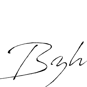 Make a beautiful signature design for name Bzh. With this signature (Antro_Vectra) style, you can create a handwritten signature for free. Bzh signature style 6 images and pictures png