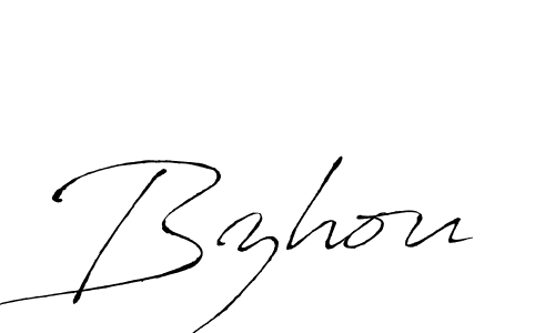 How to make Bzhou name signature. Use Antro_Vectra style for creating short signs online. This is the latest handwritten sign. Bzhou signature style 6 images and pictures png