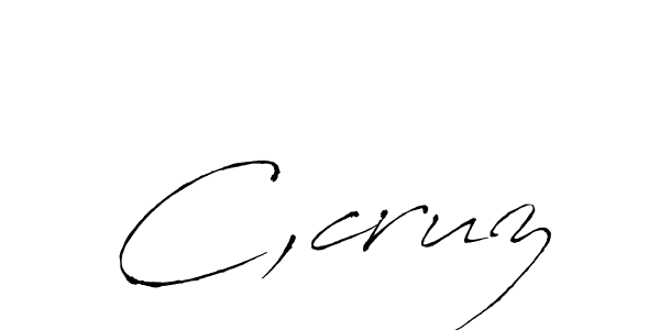 Design your own signature with our free online signature maker. With this signature software, you can create a handwritten (Antro_Vectra) signature for name C,cruz. C,cruz signature style 6 images and pictures png