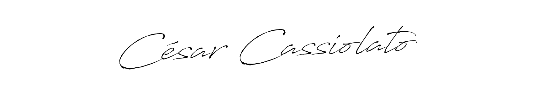 Similarly Antro_Vectra is the best handwritten signature design. Signature creator online .You can use it as an online autograph creator for name César Cassiolato. César Cassiolato signature style 6 images and pictures png