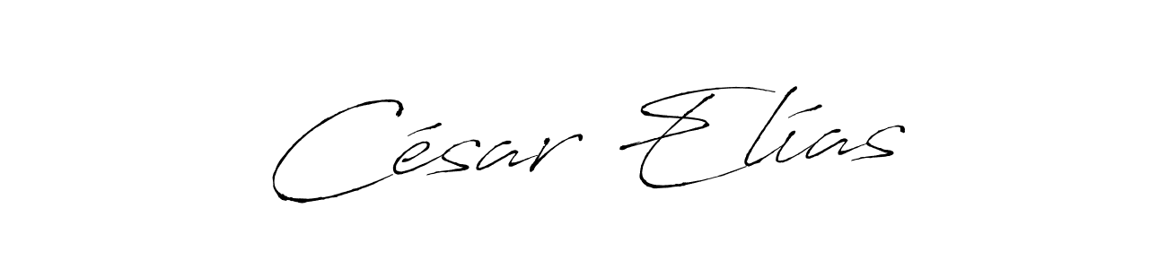 Use a signature maker to create a handwritten signature online. With this signature software, you can design (Antro_Vectra) your own signature for name César Elías. César Elías signature style 6 images and pictures png