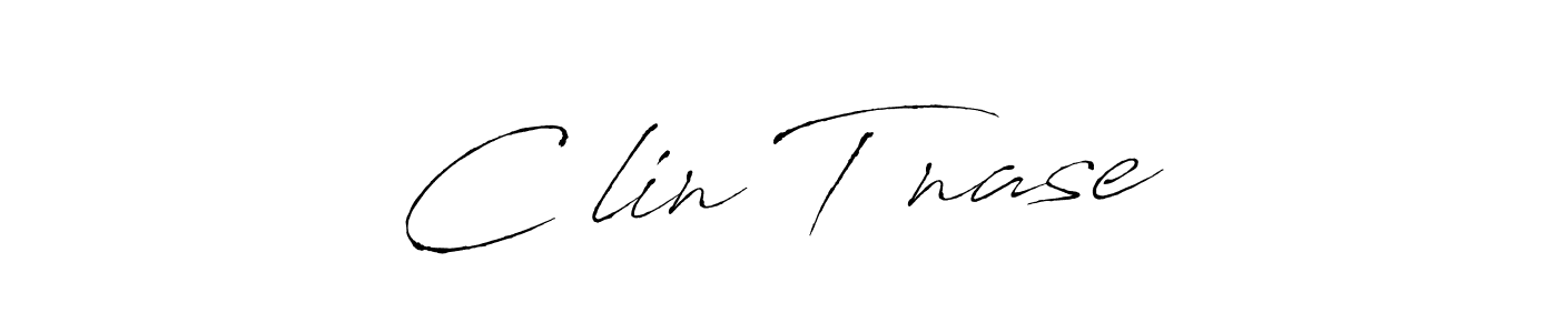 How to make Călin Tănase name signature. Use Antro_Vectra style for creating short signs online. This is the latest handwritten sign. Călin Tănase signature style 6 images and pictures png