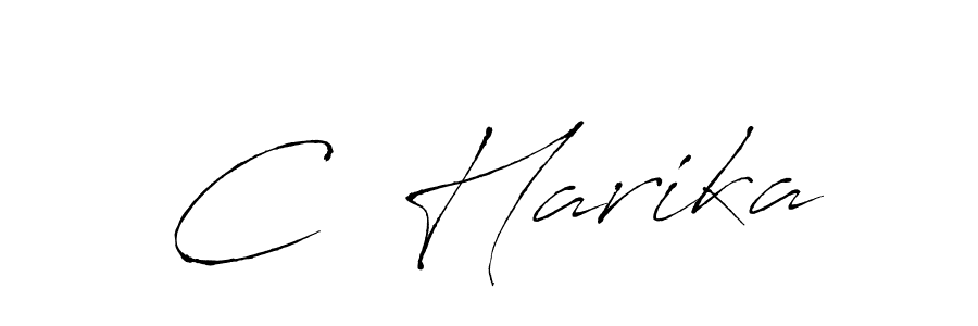 This is the best signature style for the C  Harika name. Also you like these signature font (Antro_Vectra). Mix name signature. C  Harika signature style 6 images and pictures png