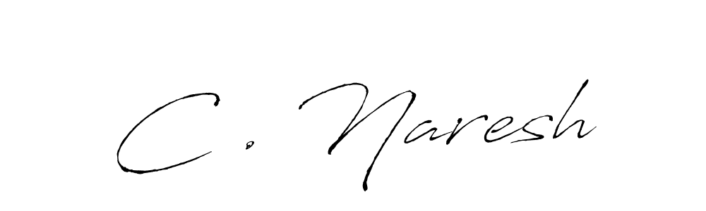 Use a signature maker to create a handwritten signature online. With this signature software, you can design (Antro_Vectra) your own signature for name C . Naresh. C . Naresh signature style 6 images and pictures png