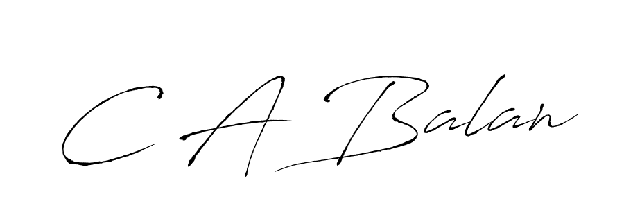 Also we have C A Balan name is the best signature style. Create professional handwritten signature collection using Antro_Vectra autograph style. C A Balan signature style 6 images and pictures png
