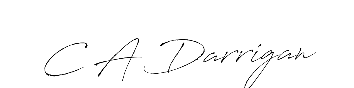 Also we have C A Darrigan name is the best signature style. Create professional handwritten signature collection using Antro_Vectra autograph style. C A Darrigan signature style 6 images and pictures png