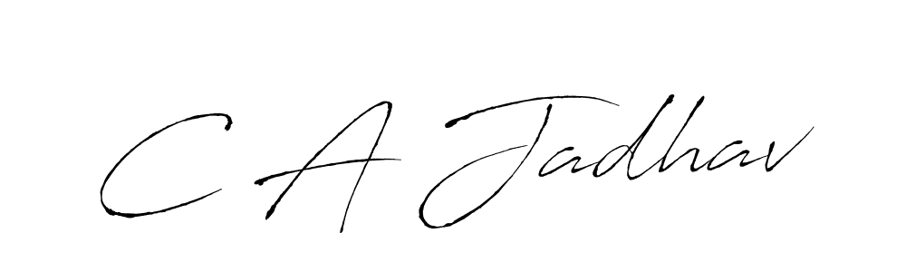 You can use this online signature creator to create a handwritten signature for the name C A Jadhav. This is the best online autograph maker. C A Jadhav signature style 6 images and pictures png