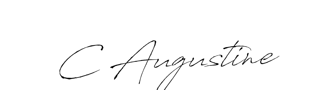How to make C Augustine name signature. Use Antro_Vectra style for creating short signs online. This is the latest handwritten sign. C Augustine signature style 6 images and pictures png