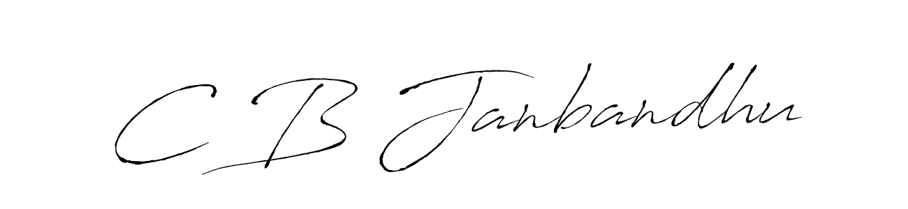 Also You can easily find your signature by using the search form. We will create C B Janbandhu name handwritten signature images for you free of cost using Antro_Vectra sign style. C B Janbandhu signature style 6 images and pictures png