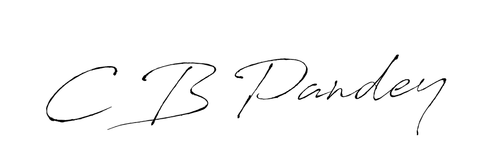 Design your own signature with our free online signature maker. With this signature software, you can create a handwritten (Antro_Vectra) signature for name C B Pandey. C B Pandey signature style 6 images and pictures png