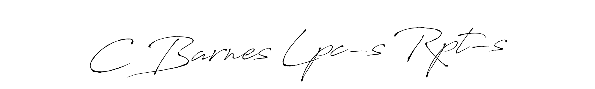 The best way (Antro_Vectra) to make a short signature is to pick only two or three words in your name. The name C Barnes Lpc-s Rpt-s include a total of six letters. For converting this name. C Barnes Lpc-s Rpt-s signature style 6 images and pictures png