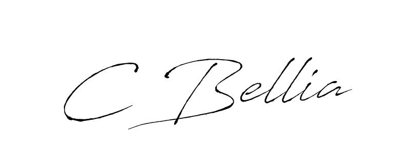 How to make C Bellia name signature. Use Antro_Vectra style for creating short signs online. This is the latest handwritten sign. C Bellia signature style 6 images and pictures png