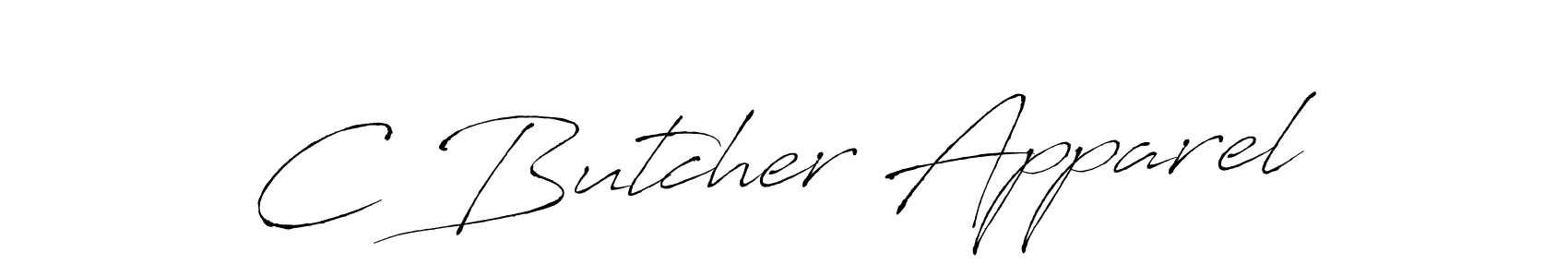 The best way (Antro_Vectra) to make a short signature is to pick only two or three words in your name. The name C Butcher Apparel include a total of six letters. For converting this name. C Butcher Apparel signature style 6 images and pictures png