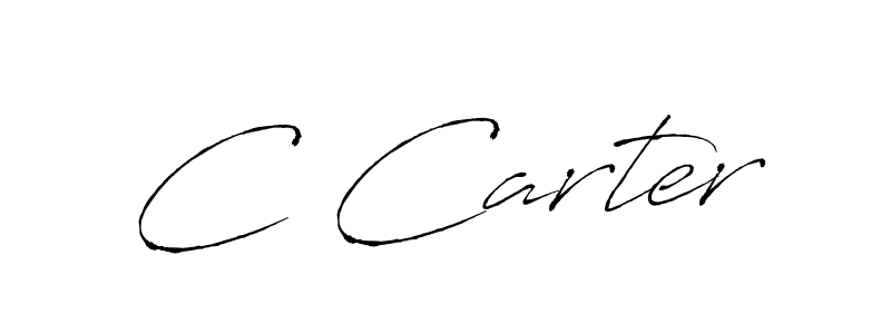 You should practise on your own different ways (Antro_Vectra) to write your name (C Carter) in signature. don't let someone else do it for you. C Carter signature style 6 images and pictures png