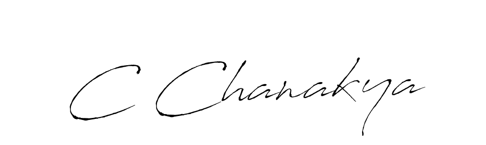 Make a beautiful signature design for name C Chanakya. With this signature (Antro_Vectra) style, you can create a handwritten signature for free. C Chanakya signature style 6 images and pictures png
