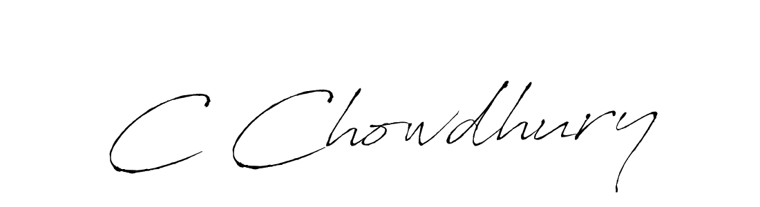 Use a signature maker to create a handwritten signature online. With this signature software, you can design (Antro_Vectra) your own signature for name C Chowdhury. C Chowdhury signature style 6 images and pictures png