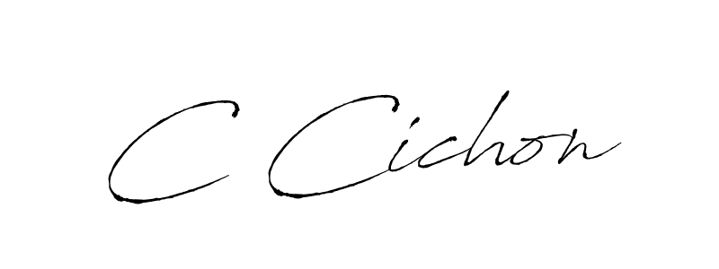 It looks lik you need a new signature style for name C Cichon. Design unique handwritten (Antro_Vectra) signature with our free signature maker in just a few clicks. C Cichon signature style 6 images and pictures png