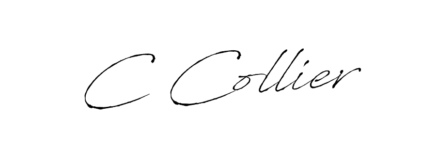 Make a beautiful signature design for name C Collier. With this signature (Antro_Vectra) style, you can create a handwritten signature for free. C Collier signature style 6 images and pictures png