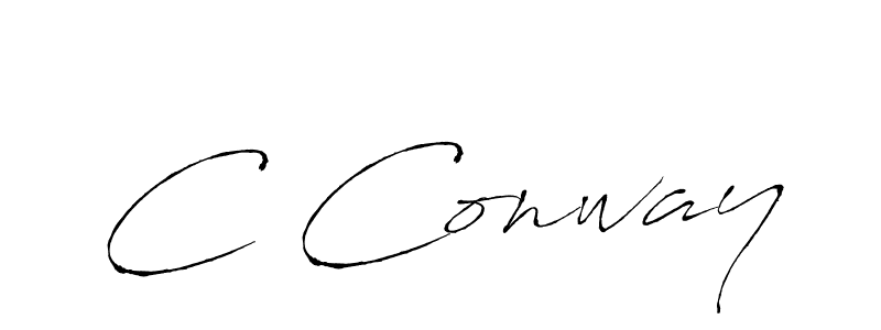 if you are searching for the best signature style for your name C Conway. so please give up your signature search. here we have designed multiple signature styles  using Antro_Vectra. C Conway signature style 6 images and pictures png