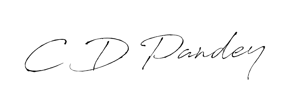 if you are searching for the best signature style for your name C D Pandey. so please give up your signature search. here we have designed multiple signature styles  using Antro_Vectra. C D Pandey signature style 6 images and pictures png