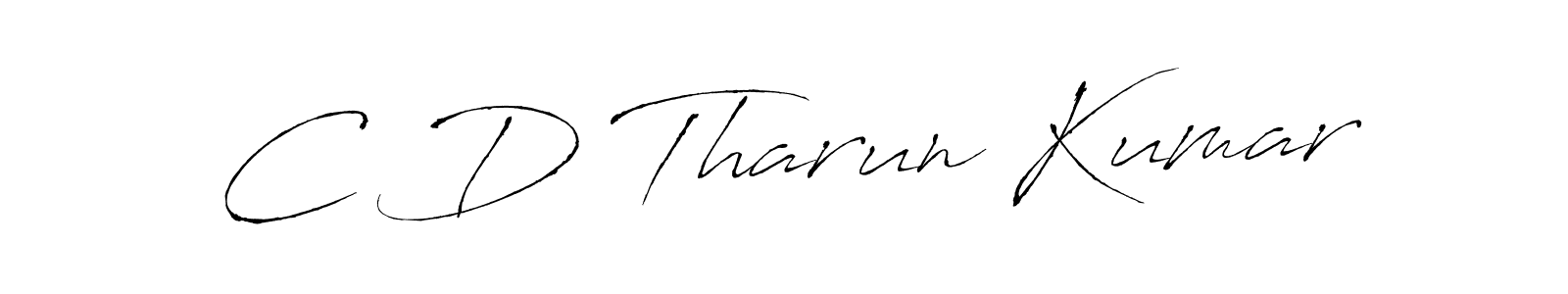 if you are searching for the best signature style for your name C D Tharun Kumar. so please give up your signature search. here we have designed multiple signature styles  using Antro_Vectra. C D Tharun Kumar signature style 6 images and pictures png