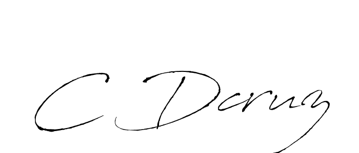 Best and Professional Signature Style for C Dcruz. Antro_Vectra Best Signature Style Collection. C Dcruz signature style 6 images and pictures png