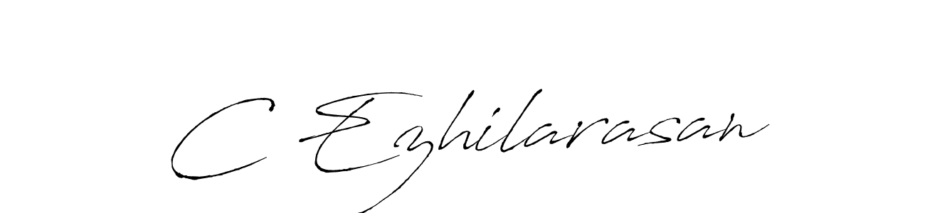 This is the best signature style for the C Ezhilarasan name. Also you like these signature font (Antro_Vectra). Mix name signature. C Ezhilarasan signature style 6 images and pictures png