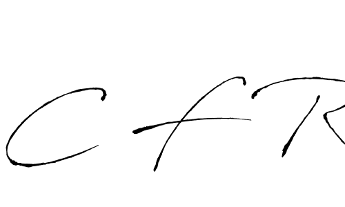 The best way (Antro_Vectra) to make a short signature is to pick only two or three words in your name. The name C F R include a total of six letters. For converting this name. C F R signature style 6 images and pictures png