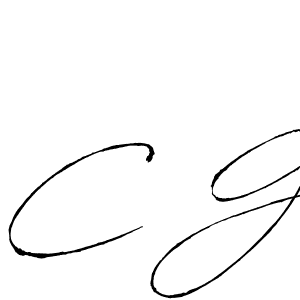 You should practise on your own different ways (Antro_Vectra) to write your name (C G) in signature. don't let someone else do it for you. C G signature style 6 images and pictures png