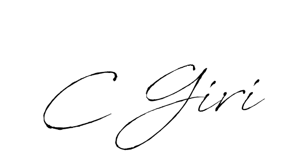 How to make C Giri name signature. Use Antro_Vectra style for creating short signs online. This is the latest handwritten sign. C Giri signature style 6 images and pictures png