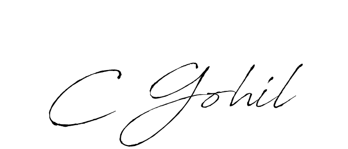 This is the best signature style for the C Gohil name. Also you like these signature font (Antro_Vectra). Mix name signature. C Gohil signature style 6 images and pictures png