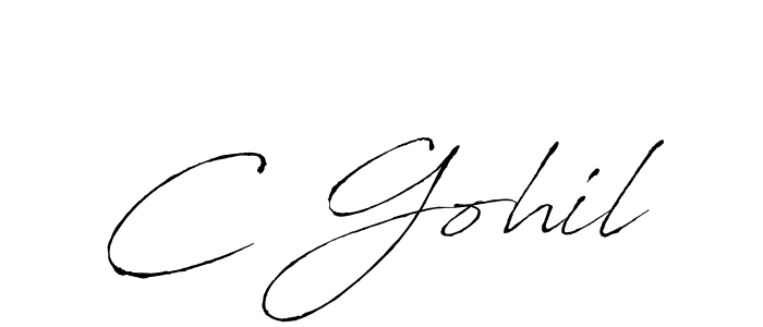 Antro_Vectra is a professional signature style that is perfect for those who want to add a touch of class to their signature. It is also a great choice for those who want to make their signature more unique. Get C Gohil name to fancy signature for free. C Gohil signature style 6 images and pictures png