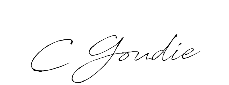 You should practise on your own different ways (Antro_Vectra) to write your name (C Goudie) in signature. don't let someone else do it for you. C Goudie signature style 6 images and pictures png