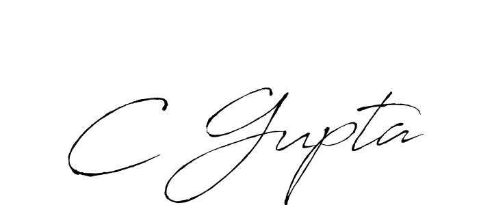 Create a beautiful signature design for name C Gupta. With this signature (Antro_Vectra) fonts, you can make a handwritten signature for free. C Gupta signature style 6 images and pictures png