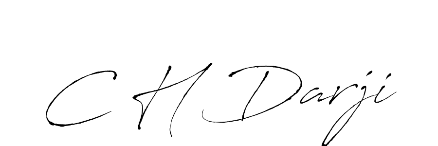 Also we have C H Darji name is the best signature style. Create professional handwritten signature collection using Antro_Vectra autograph style. C H Darji signature style 6 images and pictures png