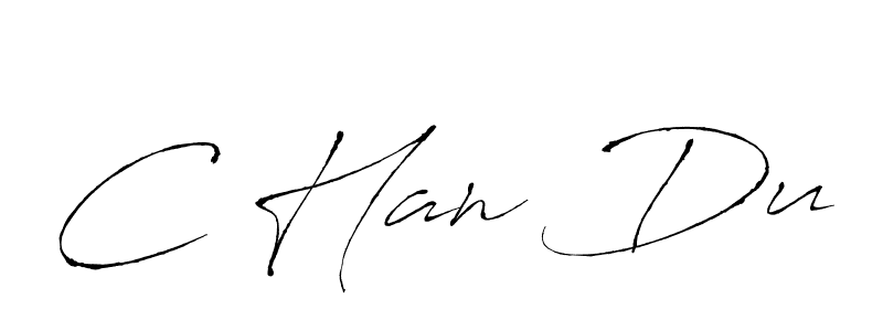 Use a signature maker to create a handwritten signature online. With this signature software, you can design (Antro_Vectra) your own signature for name C Han Du. C Han Du signature style 6 images and pictures png