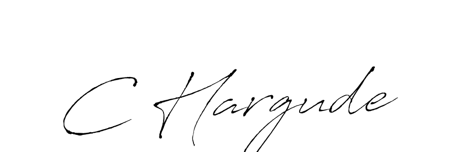 Also we have C Hargude name is the best signature style. Create professional handwritten signature collection using Antro_Vectra autograph style. C Hargude signature style 6 images and pictures png