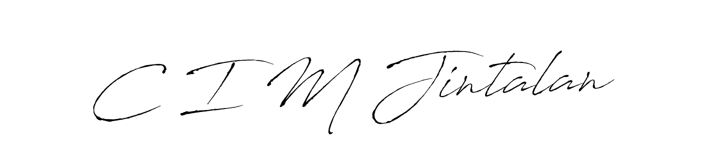 Also we have C I M Jintalan name is the best signature style. Create professional handwritten signature collection using Antro_Vectra autograph style. C I M Jintalan signature style 6 images and pictures png