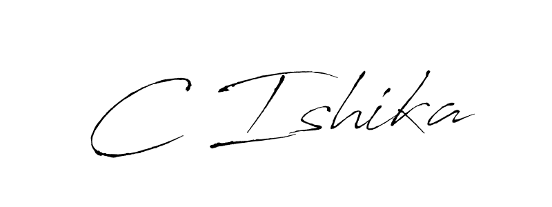 This is the best signature style for the C Ishika name. Also you like these signature font (Antro_Vectra). Mix name signature. C Ishika signature style 6 images and pictures png