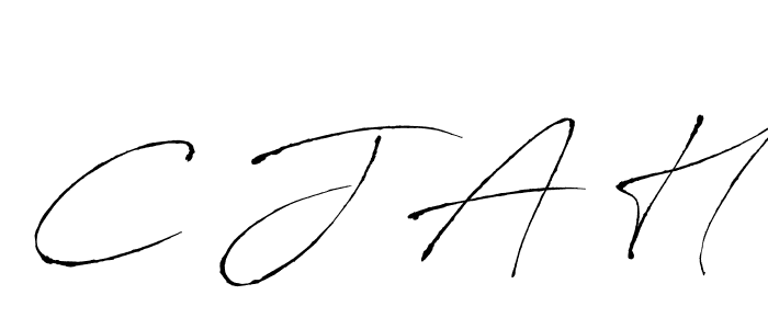 This is the best signature style for the C J A H name. Also you like these signature font (Antro_Vectra). Mix name signature. C J A H signature style 6 images and pictures png