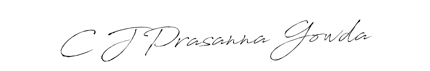 Make a beautiful signature design for name C J Prasanna Gowda. Use this online signature maker to create a handwritten signature for free. C J Prasanna Gowda signature style 6 images and pictures png
