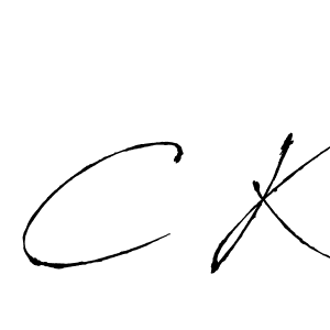 if you are searching for the best signature style for your name C K. so please give up your signature search. here we have designed multiple signature styles  using Antro_Vectra. C K signature style 6 images and pictures png